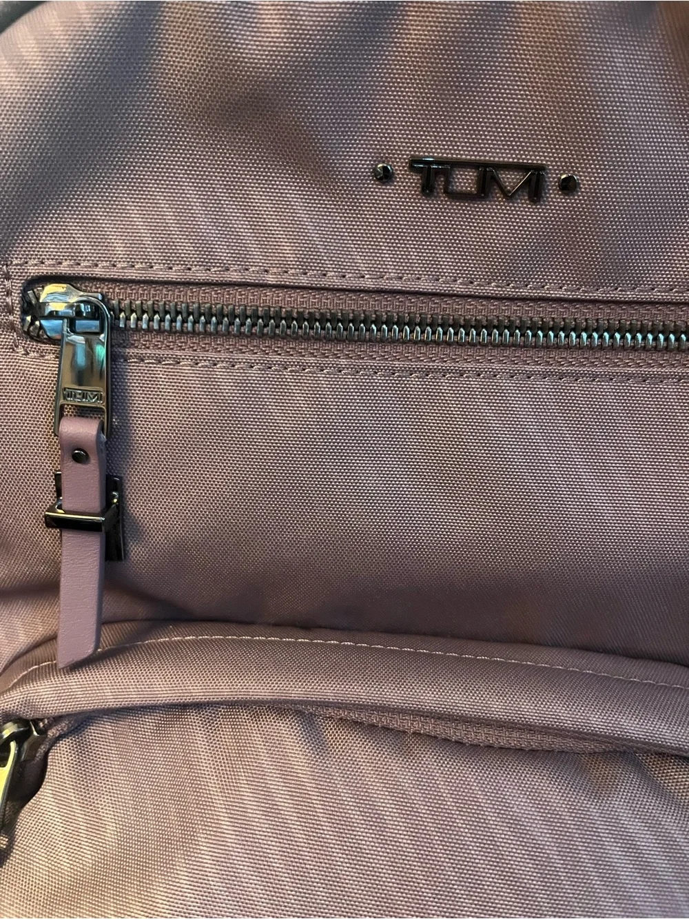 Tumi Mauve harriet Backpack with Leather Trim nwt